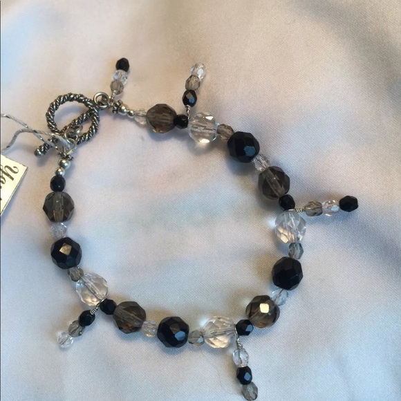 Czech crystal necklace bracelet earring sterling - Picture 3 of 4